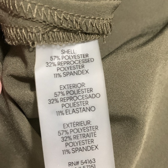 Women’s Calvin Klein Olive Green Sleeveless Dress Size 8 EUC - Picture 8 of 8